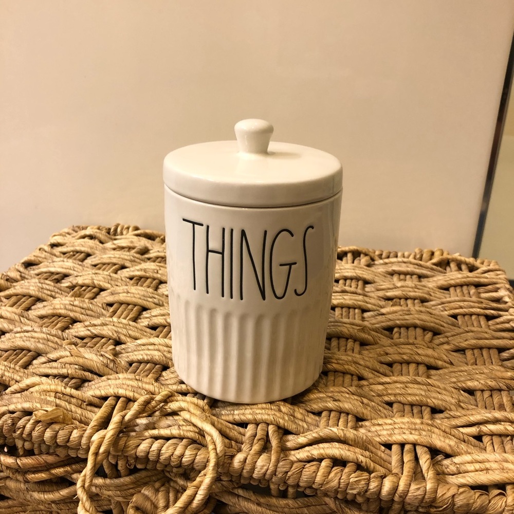 New Rae Dunn “Things” container